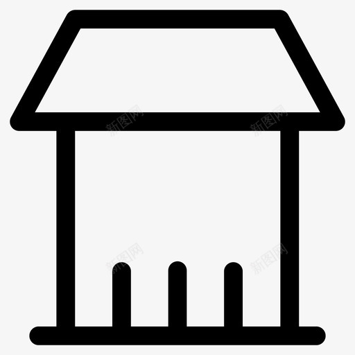 露台壁龛建筑svg_新图网 https://ixintu.com 花园 露台 壁龛 建筑