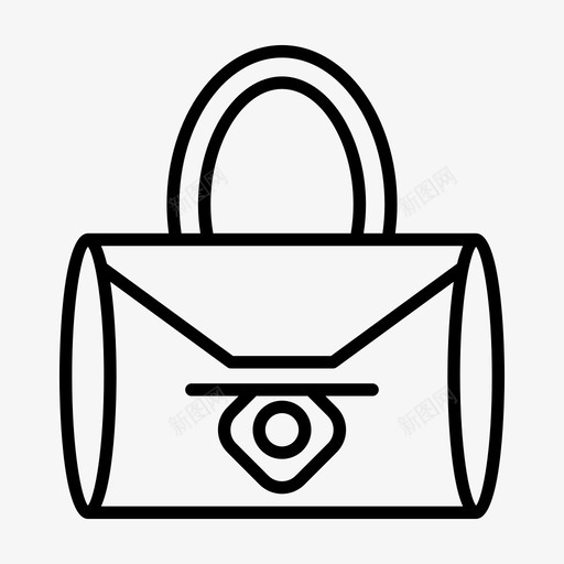 手袋豪华袋svg_新图网 https://ixintu.com 手袋 豪华 购物 系列