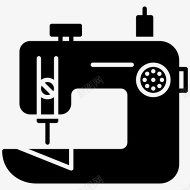 缝纫机家电工艺品图标