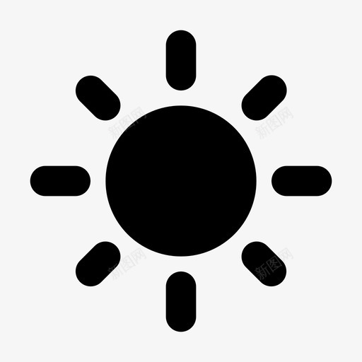 阳光亮度界面svg_新图网 https://ixintu.com 阳光 光亮度 界面 光线 光泽 基本 固体