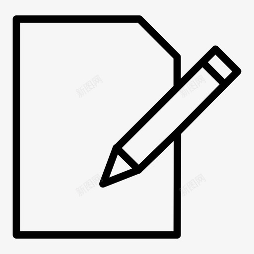 纸张商业办公室svg_新图网 https://ixintu.com 纸张 商业 办公室 文具