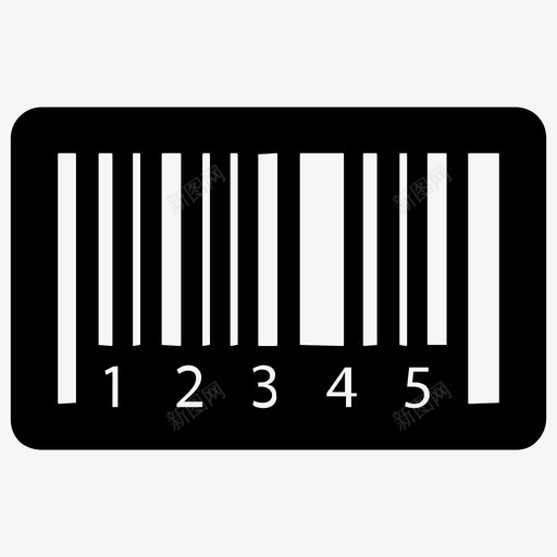 条码矩阵条码二维码svg_新图网 https://ixintu.com 条码 矩阵 二维 快速 响应 购物 商业 图标 集合