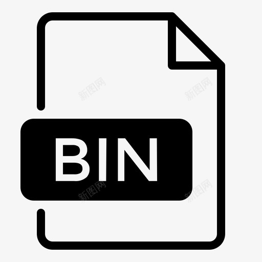 bin文档文件svg_新图网 https://ixintu.com 文档 文件 格式 类型