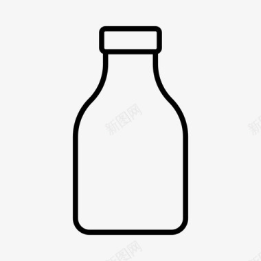 奶瓶瓶子饮料图标