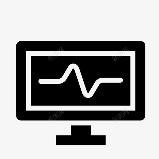 计算机医院医疗svg_新图网 https://ixintu.com 计算机 医院 医疗 显示器 屏幕 医疗保健 固体