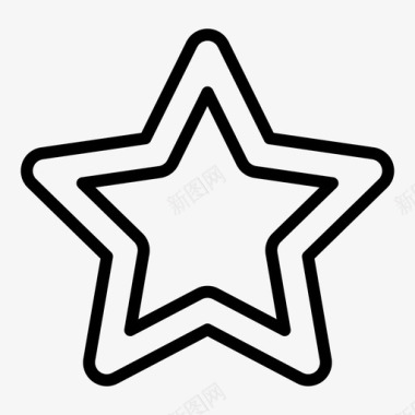 星星圣诞节假日图标