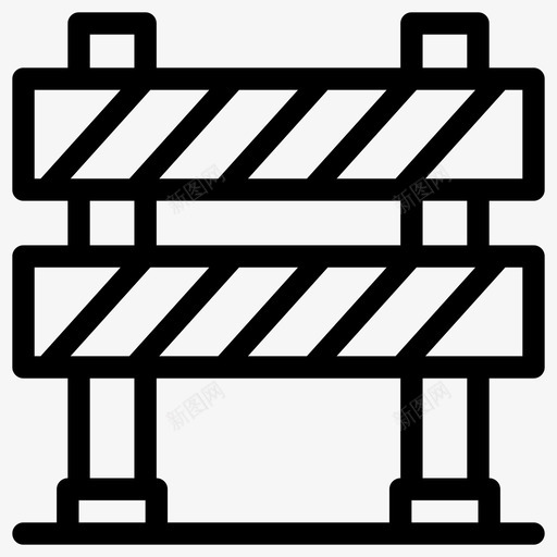 路障边界施工路障svg_新图网 https://ixintu.com 路障 边界 施工 路标 在建 道路 事故