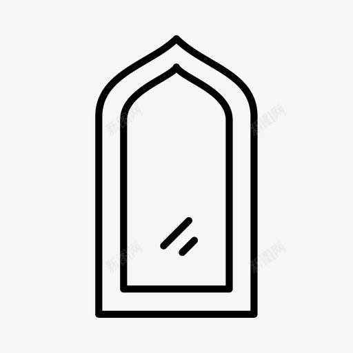 镜子装饰玻璃svg_新图网 https://ixintu.com 镜子 装饰 玻璃 内饰 反射