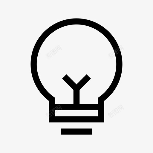 灯灯泡商务svg_新图网 https://ixintu.com 灯泡 商务 创意 灯光 用户界面