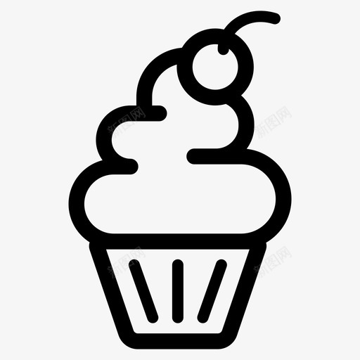 纸杯蛋糕卡路里食品svg_新图网 https://ixintu.com 纸杯 蛋糕 卡路里 食品 糕点 食品饮料