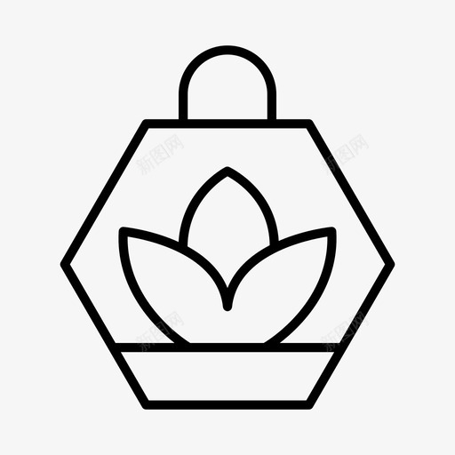 玻璃容器装饰家居svg_新图网 https://ixintu.com 玻璃 容器 装饰家居 家居用品 植物 造型