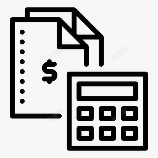 会计银行计算器svg_新图网 https://ixintu.com 会计 银行 计算器 报表 储蓄 商业经济