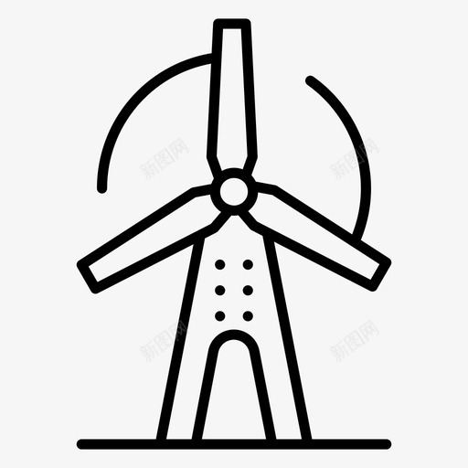 风机家用风车风力发电svg_新图网 https://ixintu.com 家用 风车 风机 风力 发电 运输 汽车修理 矢量 矢量图 图标