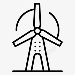 风力发电风机风机家用风车风力发电高清图片