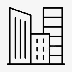 办公楼景观城市建筑物城市景观高清图片