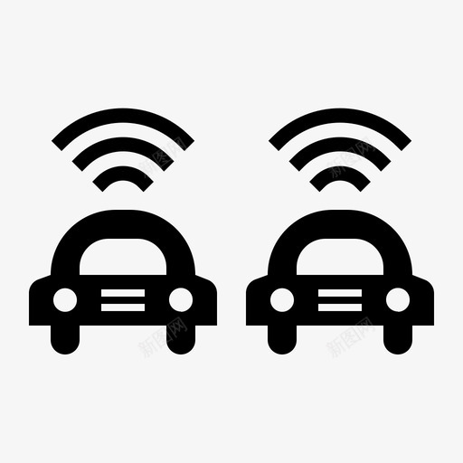 智能汽车物联网科技svg_新图网 https://ixintu.com 联网 智能 汽车 科技