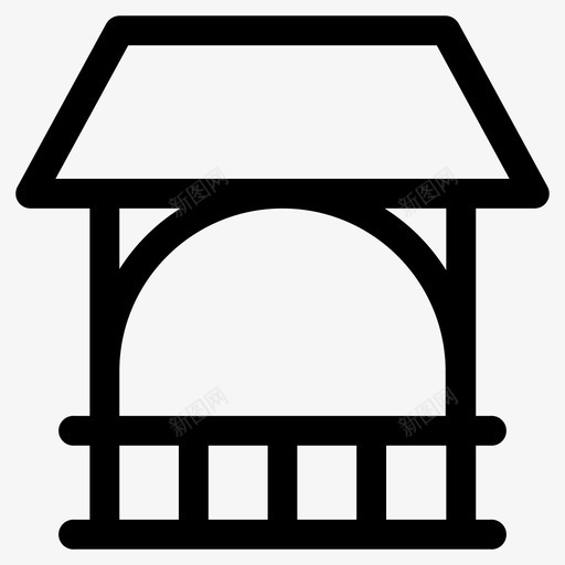 露台壁龛建筑svg_新图网 https://ixintu.com 花园 露台 壁龛 建筑