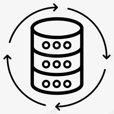 数据库备份数据存储存储备份图标