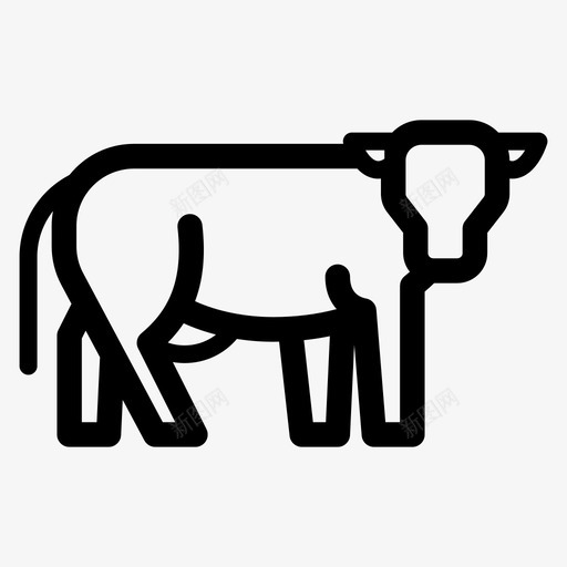 牛牛肉奶制品svg_新图网 https://ixintu.com 牛牛 肉牛 奶制品 牲畜 动物 王国