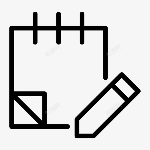 写笔记书编辑svg_新图网 https://ixintu.com 笔记 编辑 粘贴