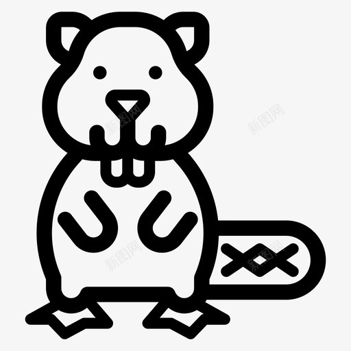海狸动物蓖麻svg_新图网 https://ixintu.com 动物 海狸 蓖麻 哺乳动物 啮齿 王国