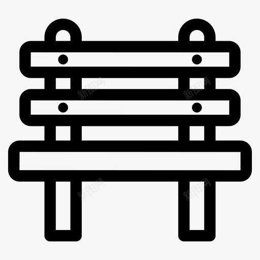 长椅家具公园svg_新图网 https://ixintu.com 长椅 家具 公园 座椅 家居装饰