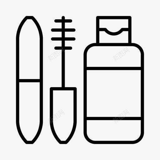 睫毛膏美容美容院svg_新图网 https://ixintu.com 化妆品 睫毛膏 美容 美容院