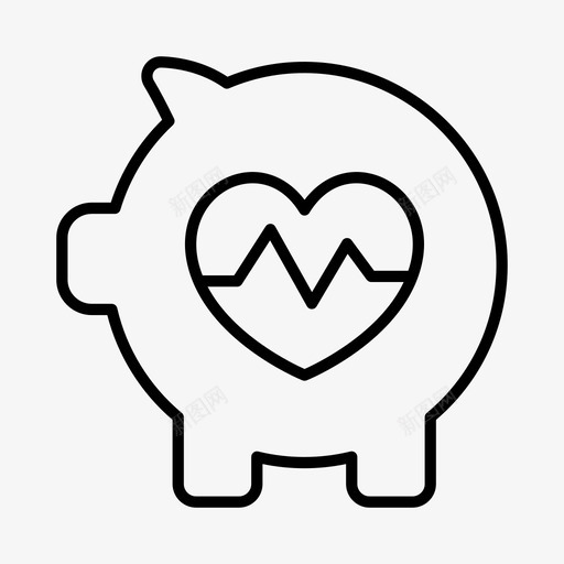 存钱罐基金钱svg_新图网 https://ixintu.com 存钱 退休 罐基 金钱 储蓄