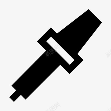 烙铁电的热的图标