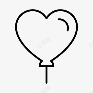 心气球日期爱情图标