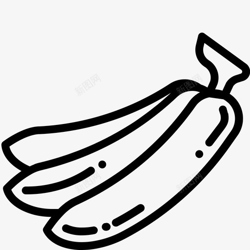 香蕉饮食食物svg_新图网 https://ixintu.com 饮食 香蕉 食物 水果 健康 生活方式