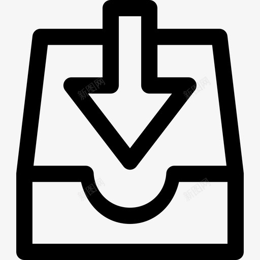 提交箭头向下svg_新图网 https://ixintu.com 提交 箭头 向下 收件箱 上交