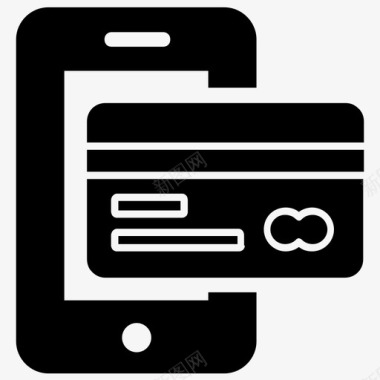 数字支付卡支付电子银行图标