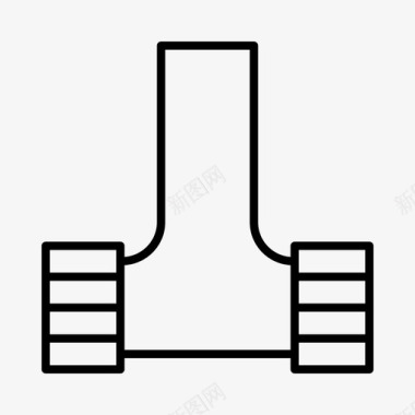 管道连接件排水管图标