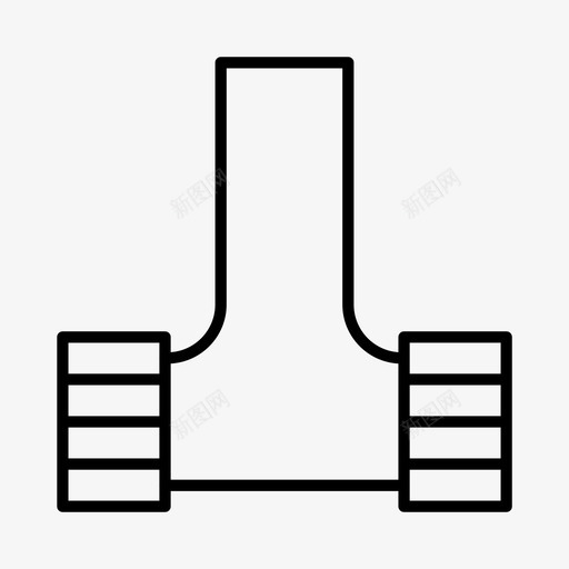 管道连接件排水管svg_新图网 https://ixintu.com 管道 连接 排水管 管道工