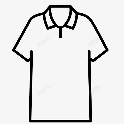 领衬衫布料T恤svg_新图网 https://ixintu.com 衬衫 布料 恤领 衣服 类型