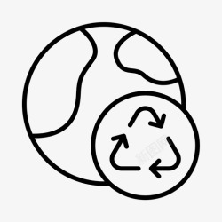 地球可利用资源循环利用地球保护绿色能源高清图片