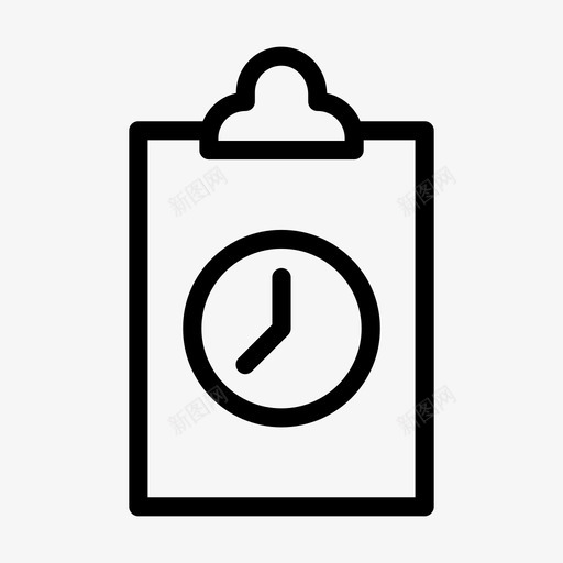 夹板时钟文件svg_新图网 https://ixintu.com 夹板 时钟 文件 测量 时间 食物
