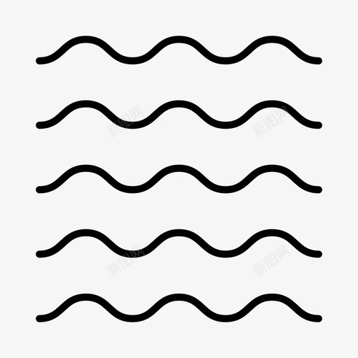 波浪线图案重复svg_新图网 https://ixintu.com 波浪 线图 图案 重复