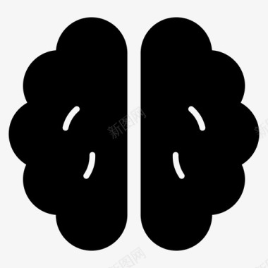 大脑智力心智图标