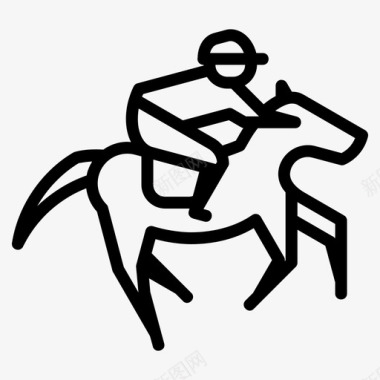 骑马盛装舞步马术图标