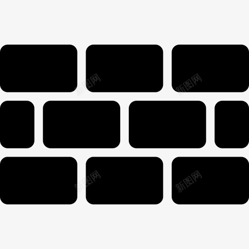 建筑砖块墙壁svg_新图网 https://ixintu.com 建筑 砖块 墙壁