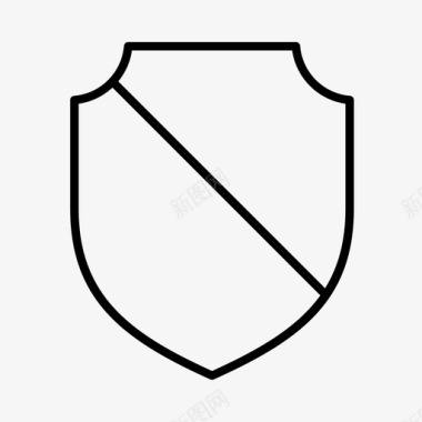 中世纪盾盔甲纹章图标