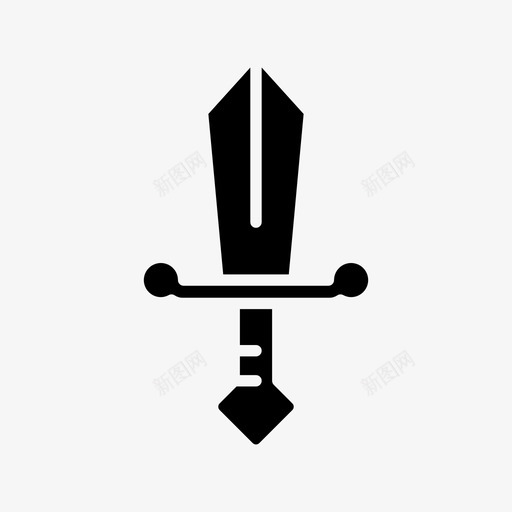 剑战斗匕首svg_新图网 https://ixintu.com 战斗 匕首 锋利 武器