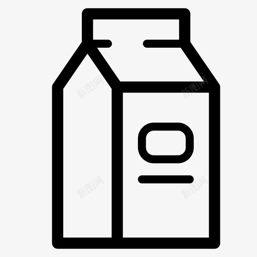 牛奶盒乳制品饮料svg_新图网 https://ixintu.com 牛奶 乳制品 饮料 蛋白质 农业