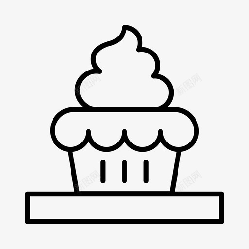 纸杯蛋糕美食甜点svg_新图网 https://ixintu.com 纸杯 蛋糕 美食 甜点 饮食 食物 糕点