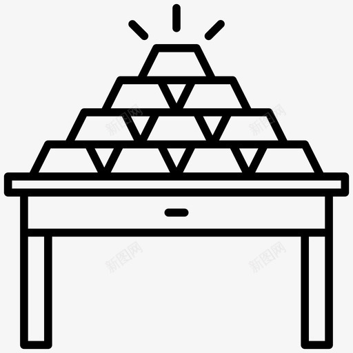 黄金货币钻石svg_新图网 https://ixintu.com 货币 黄金 钻石 金融