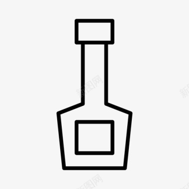 波旁威士忌酒精饮料图标