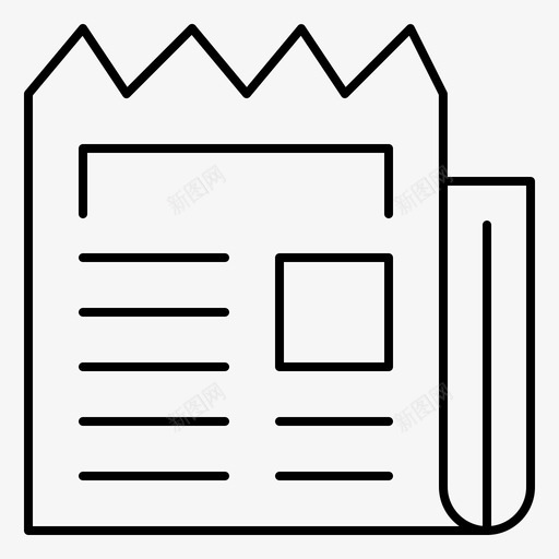报纸时事通讯文件和文件svg_新图网 https://ixintu.com 文件 报纸 时事 通讯