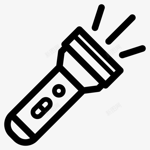 手电筒提灯家用电器svg_新图网 https://ixintu.com 手电筒 提灯 家用电器